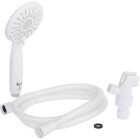 Home Impressions 3-Spray 1.8 GPM Handheld Shower Head, White Image 3